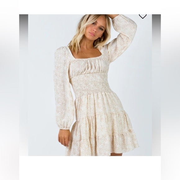 Princess Polly Dresses & Skirts - Princess Polly floral ruffle mini dress size 8